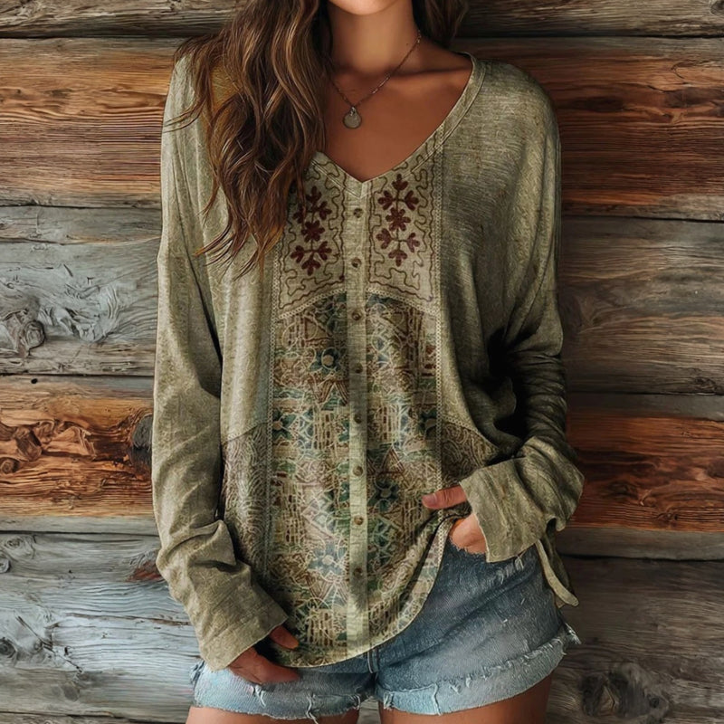 Sara | Vintage Casual Blouse