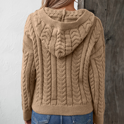 Bellini Cable Knit Hoodie
