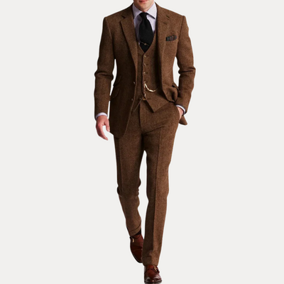 Harrison | Men’s Classic Tweed Three-Piece Suit
