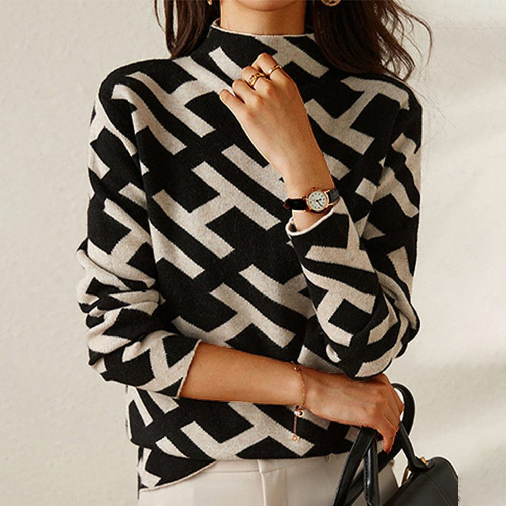 Georgia | Elegant Roll Neck Jumper