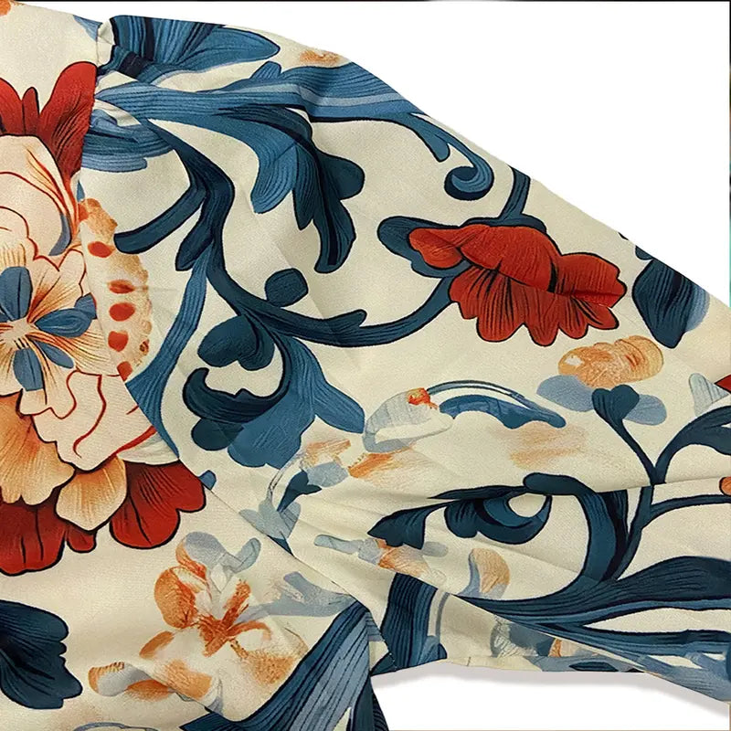 Rosalie™ – Vintage Floral Printed Blouse