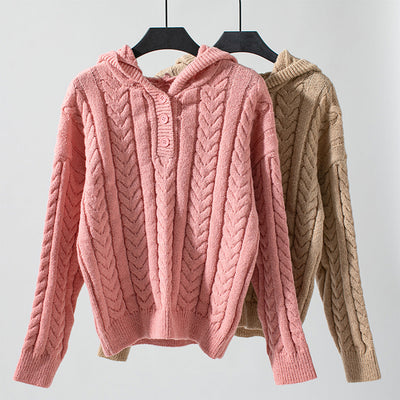 Bellini Cable Knit Hoodie