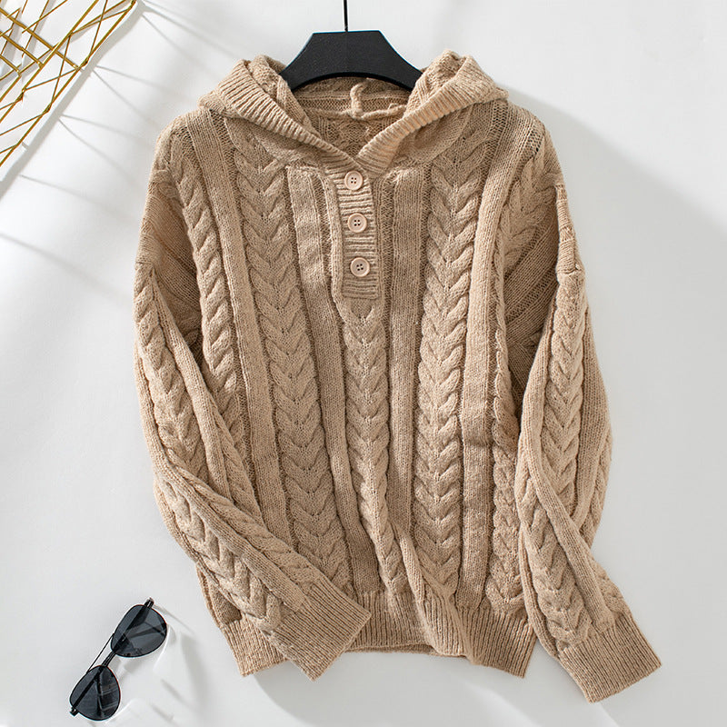 Bellini Cable Knit Hoodie