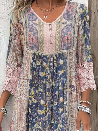 Mirabel | Vintage Dress with Lace Details