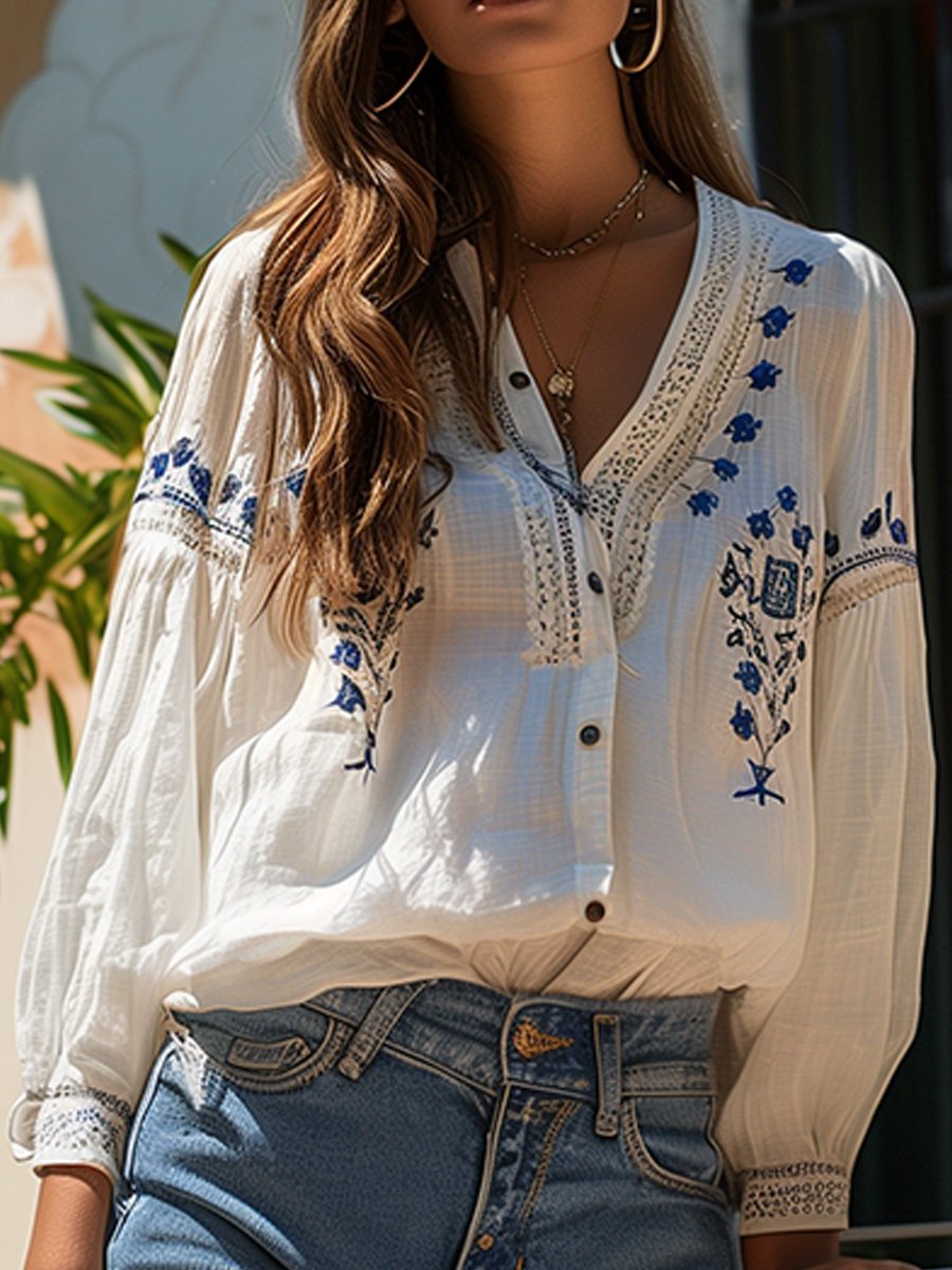 Bohemian Vintage Blouse