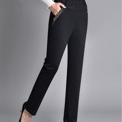 Bellini® | Women's jeans with side pockets and elastic waist
