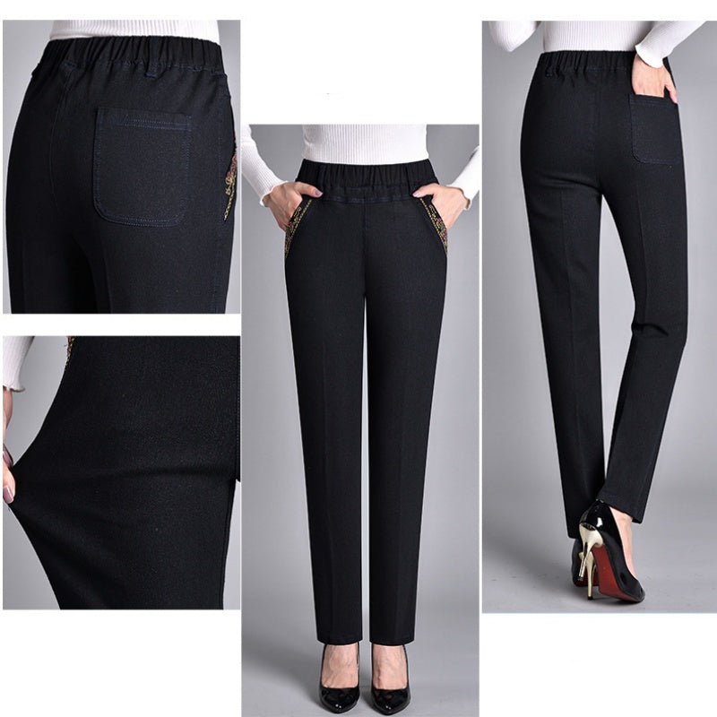Bellini® | Women's jeans with side pockets and elastic waist