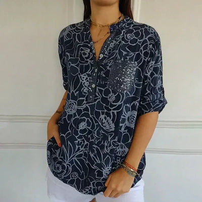 Bellini - Floral Print Blouse